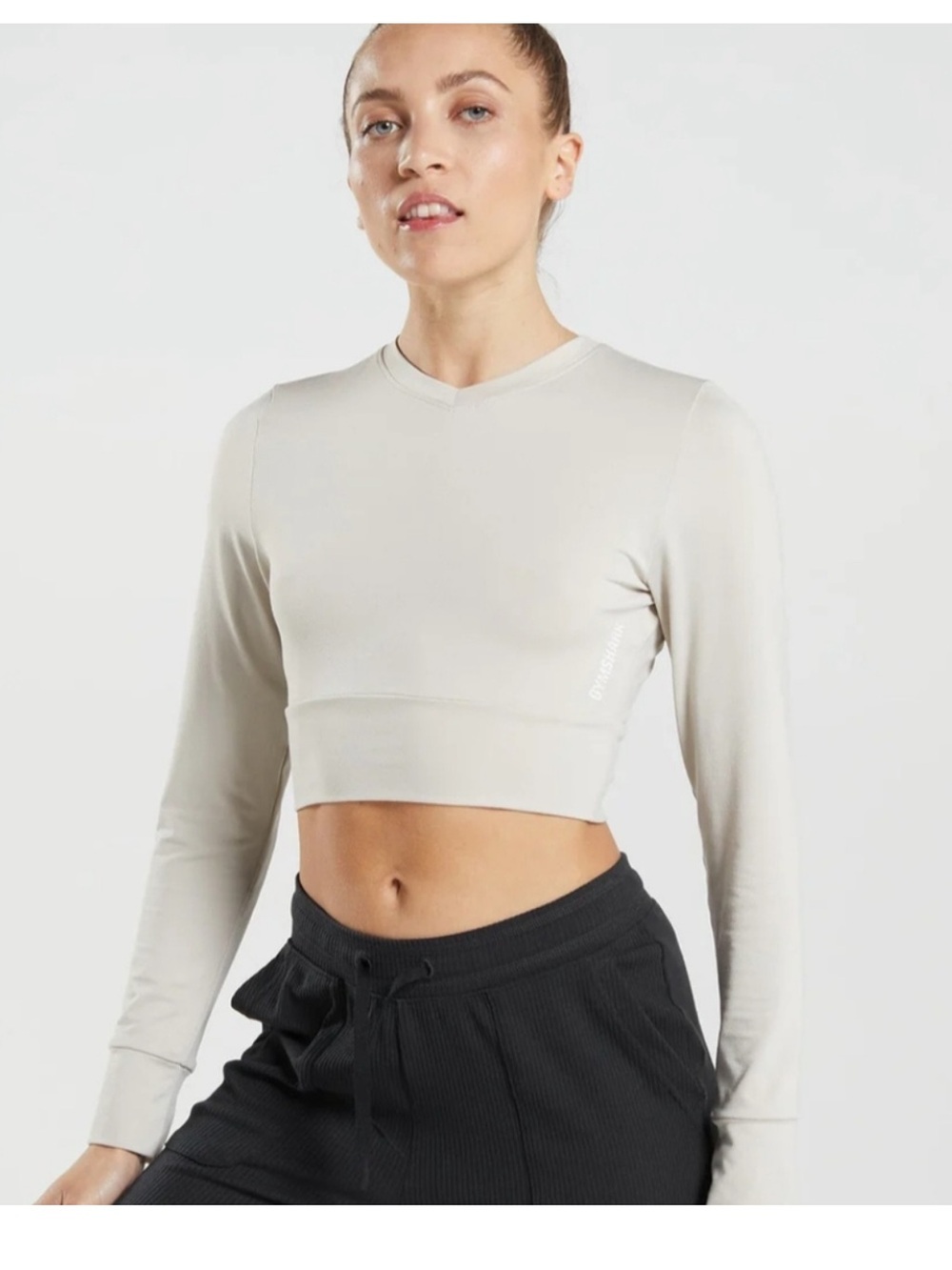 Gymshark Fitted Crop Open Back Design